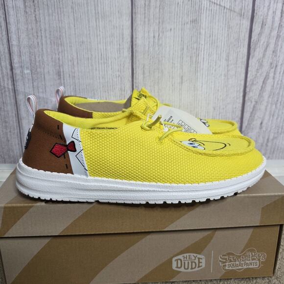 Hey Dude Wendy Funk SpongeBob Shoes Women’s 8 NWTNew in box - Picture 5 of 10